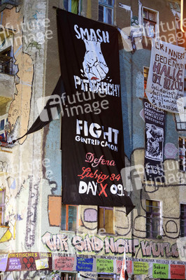 Räumung des Wohnprojektes Liebig 34 in Berlin