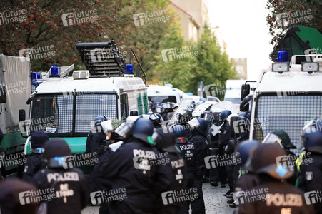 Räumung des Wohnprojektes Liebig 34 in Berlin