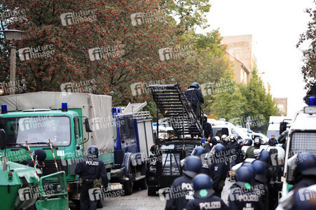 Räumung des Wohnprojektes Liebig 34 in Berlin