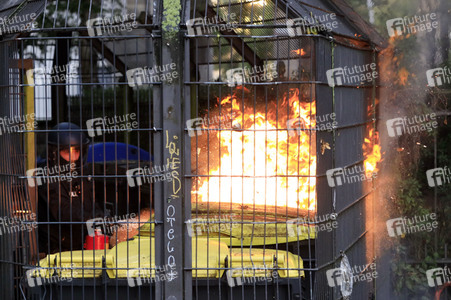 Räumung des Wohnprojektes Liebig 34 in Berlin