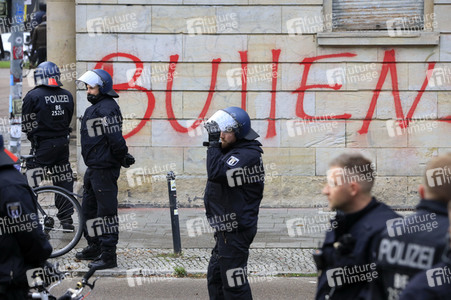 Räumung des Wohnprojektes Liebig 34 in Berlin