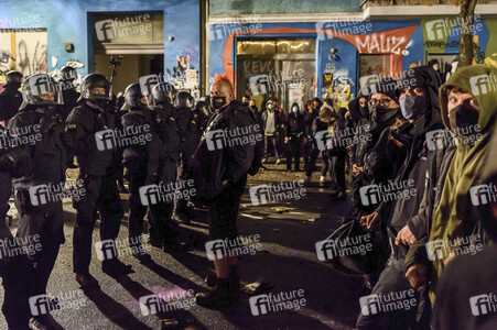 Räumung des Wohnprojektes Liebig 34 in Berlin