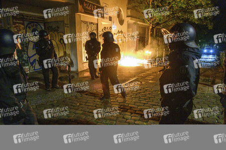 Räumung des Wohnprojektes Liebig 34 in Berlin