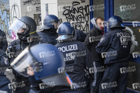 Räumung des Wohnprojektes Liebig 34 in Berlin