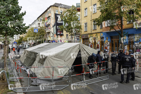 Räumung des Hausprojekts Liebig 34 in Berlin