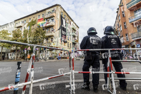 Räumung des Hausprojekts Liebig 34 in Berlin