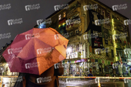 Räumung des Hausprojekts Liebig 34 in Berlin