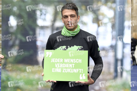 Fototermin der Welthungerhilfe in Berlin