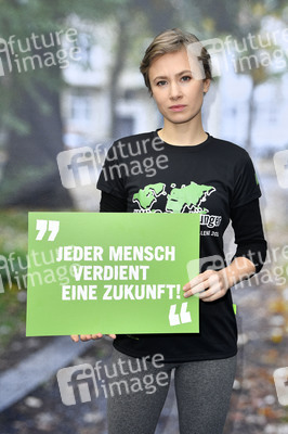 Fototermin der Welthungerhilfe in Berlin