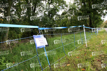 Wildschweinbarriere bei Görlitz