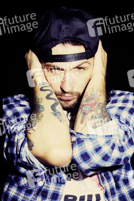 Photoshooting mit Zodiac Mindwarp and the Love Reaction in London