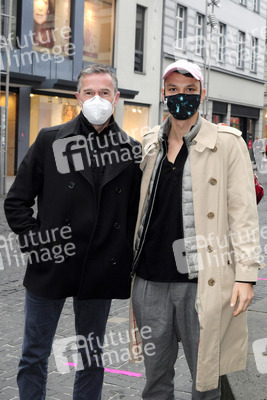 Fototermin mit Dirk Steffens und Fritz Habekuß in Halle