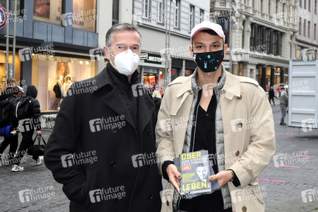 Fototermin mit Dirk Steffens und Fritz Habekuß in Halle