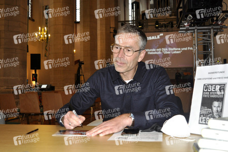 Fototermin mit Dirk Steffens und Fritz Habekuß in Halle