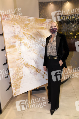 Vernissage 'Farb-Pracht' von Simone von Anhalt in München