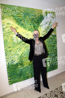 Vernissage 'Farb-Pracht' von Simone von Anhalt in München