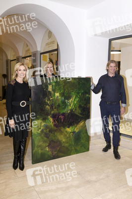 Vernissage 'Farb-Pracht' von Simone von Anhalt in München