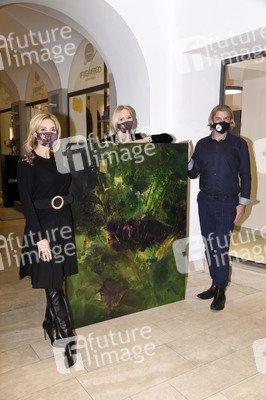 Vernissage 'Farb-Pracht' von Simone von Anhalt in München