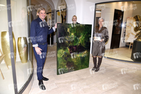 Vernissage 'Farb-Pracht' von Simone von Anhalt in München