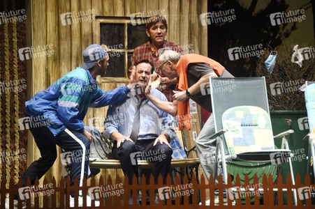 Theaterprobe 'Ein seltsames Paar' in Berlin