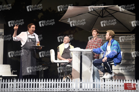 Theaterprobe 'Ein seltsames Paar' in Berlin