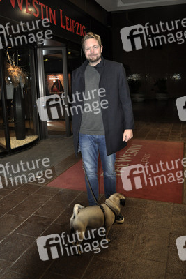 Ankunft zur Talkshow 'Riverboat' in Leipzig