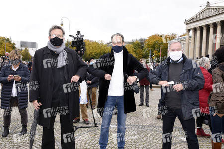 Kundgebung 'Aufstehen für Kultur' in München