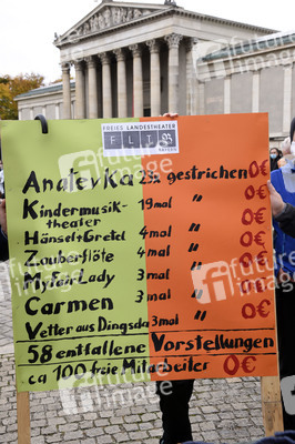 Kundgebung 'Aufstehen für Kultur' in München