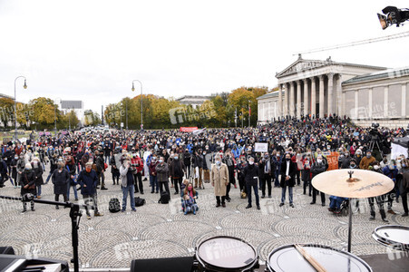 Kundgebung 'Aufstehen für Kultur' in München