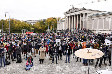 Kundgebung 'Aufstehen für Kultur' in München