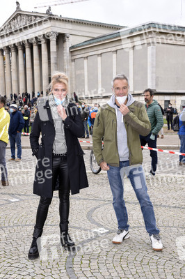 Kundgebung 'Aufstehen für Kultur' in München