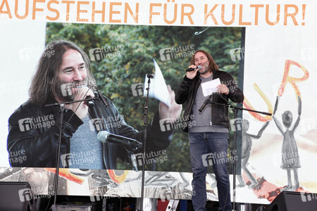 Kundgebung 'Aufstehen für Kultur' in München