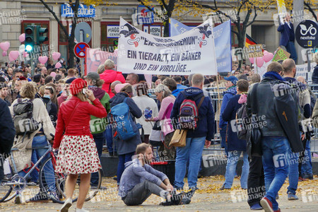 Demonstration gegen die Corona-Maßnahmen in Berlin