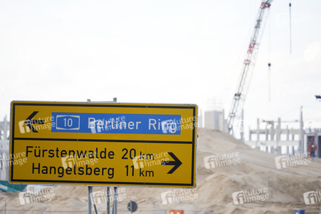 Baustelle der Tesla Gigafactory 4 in Grünheide