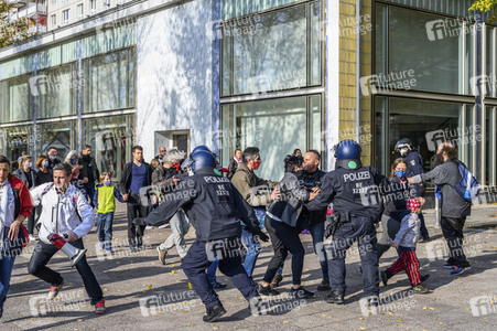 Demonstration gegen die Corona-Maßnahmen in Berlin