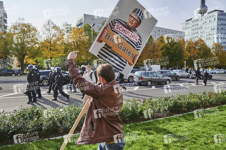 Demonstration gegen die Corona-Maßnahmen in Berlin