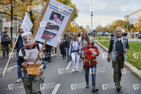 Demonstration gegen die Corona-Maßnahmen in Berlin
