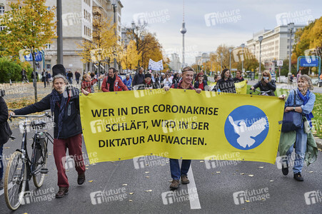 Demonstration gegen die Corona-Maßnahmen in Berlin