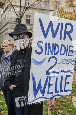 Demonstration gegen die Corona-Maßnahmen in Berlin
