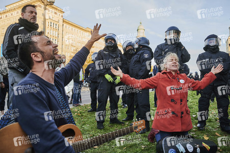 Demonstration gegen die Corona-Maßnahmen in Berlin