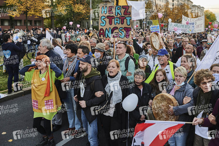 Demonstration gegen die Corona-Maßnahmen in Berlin