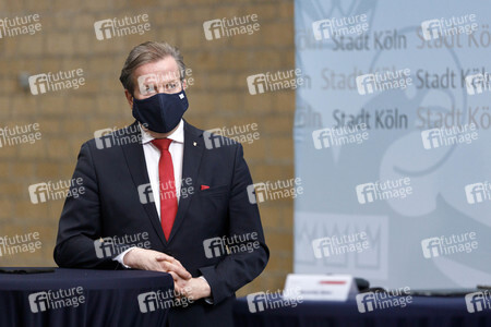 Corona-Pressekonferenz in Köln