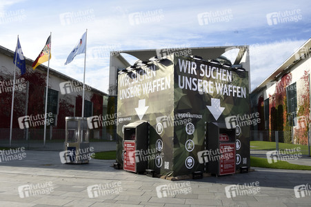 Kunstaktion vom Zentrum für Politische Schönheit in Berlin