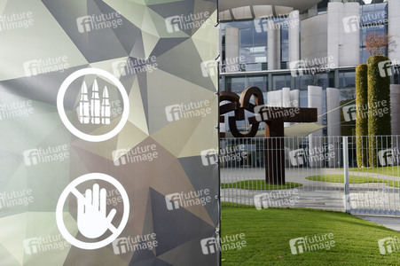 Kunstaktion vom Zentrum für Politische Schönheit in Berlin