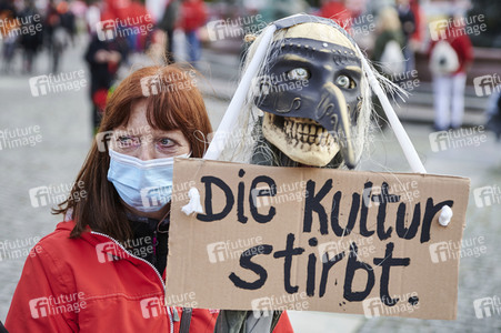 Demonstration vom Aktionsbündnis 'Alarmstufe Rot' in Berlin