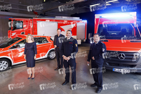 Präsentation des neuen Logos der Feuerwehr Köln