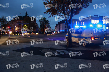 Demonstration gegen das neue Abtreibungsgesetz in Polen in Zgorzelec