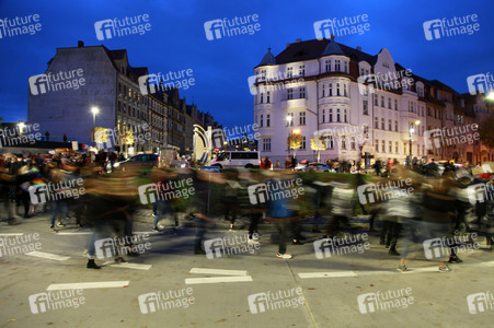 Demonstration gegen das neue Abtreibungsgesetz in Polen in Zgorzelec