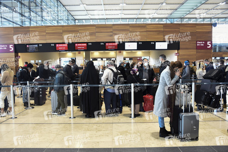 Regelbetrieb am Flughafen Berlin-Brandenburg in Schönefeld