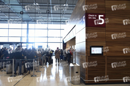 Regelbetrieb am Flughafen Berlin-Brandenburg in Schönefeld